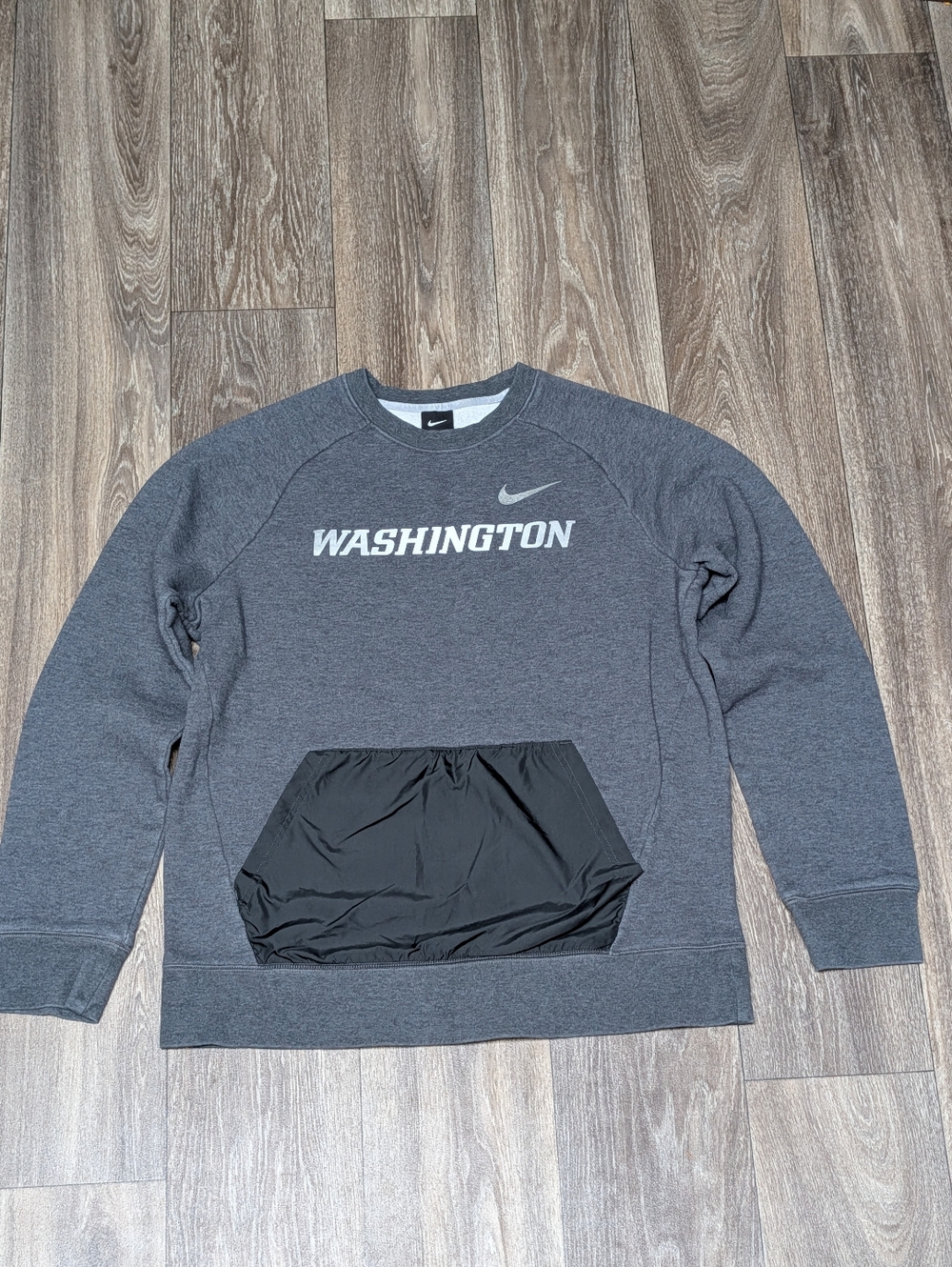 Nike University of Washington Huskies Sweater Crewneck Jacket NCAA Mens Large